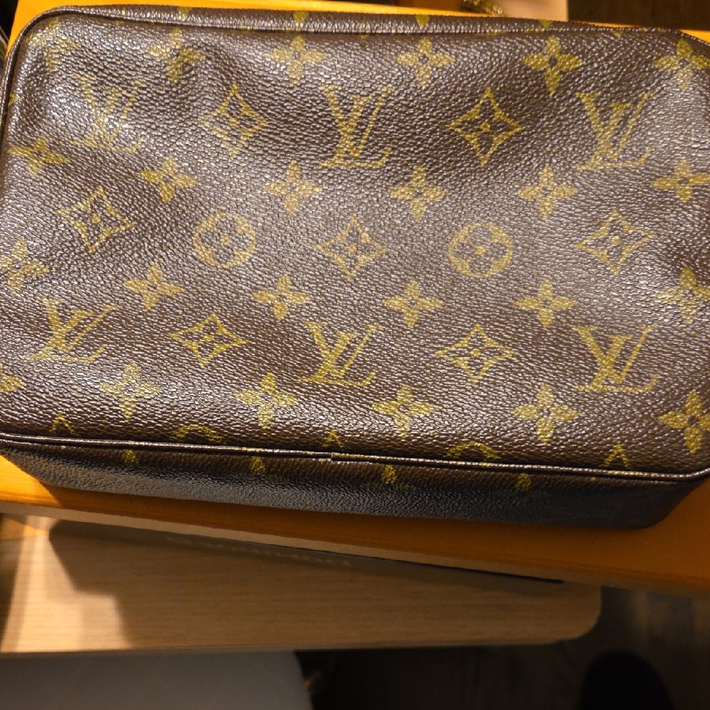 Louis Vuitton Monogram Brown Toiletry Bag